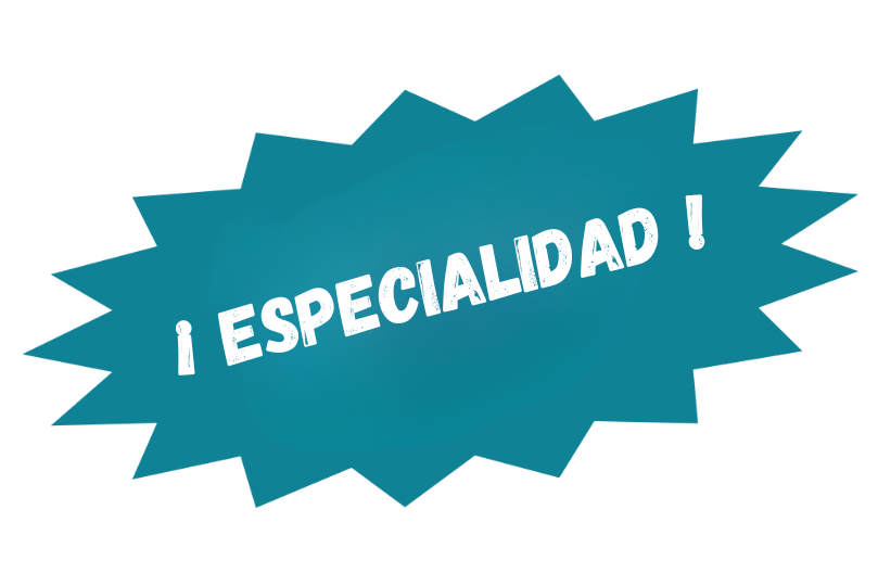 ¡Especialidad!